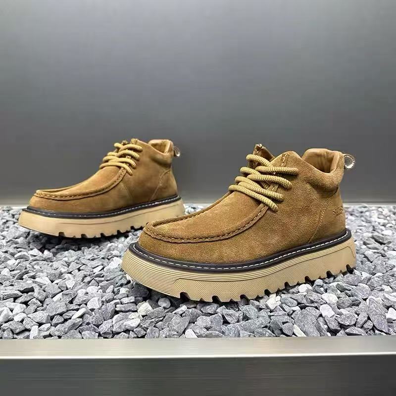 Street Fashion Winter 2025 - Autunno Inverno Uomo Stivali con plateau