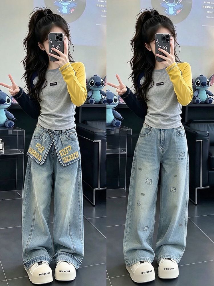 Street Fashion Korean - Completo Casual a Maniche Lunghe in