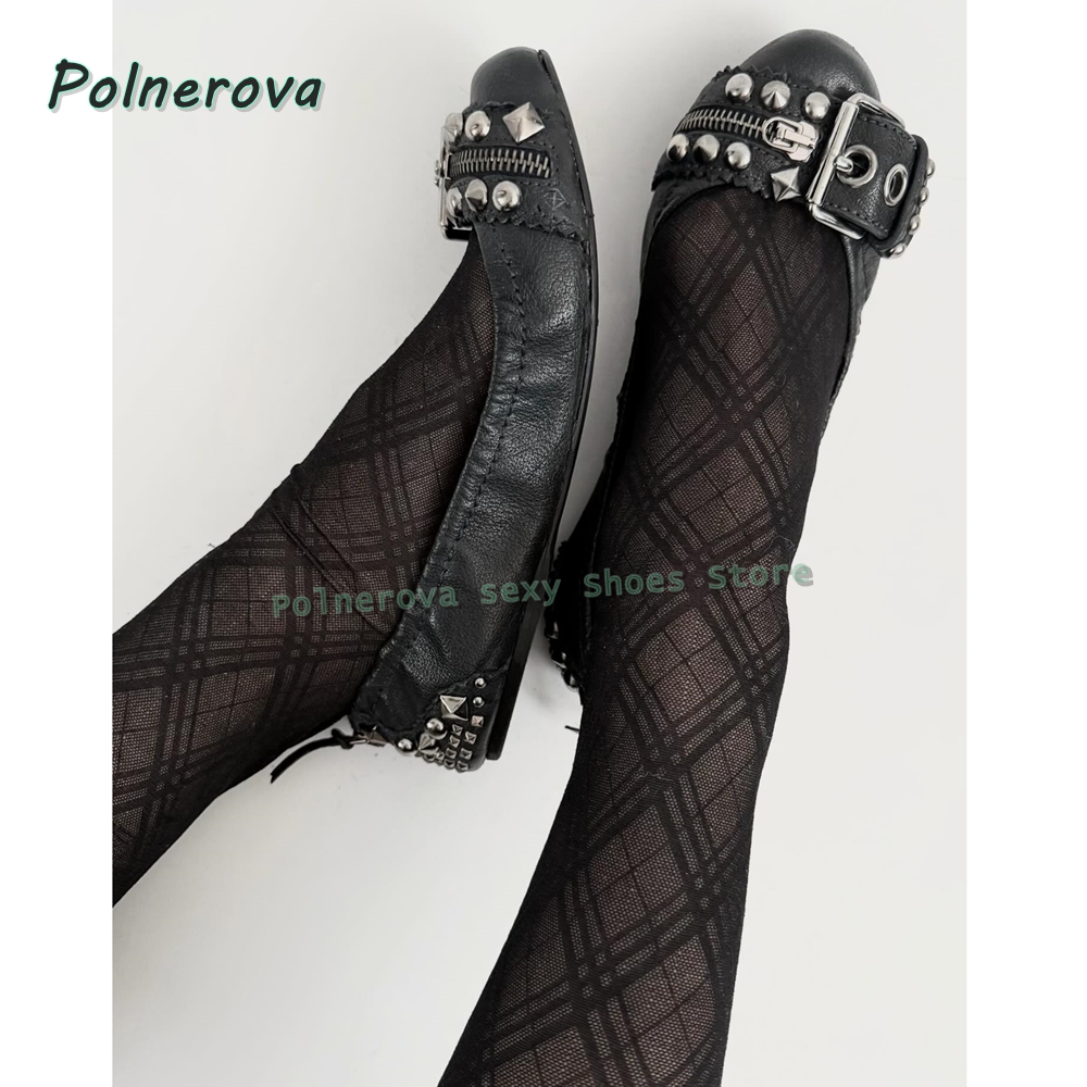 Street Fashion Shoes - Scarpe Mary Jane con fibbia a