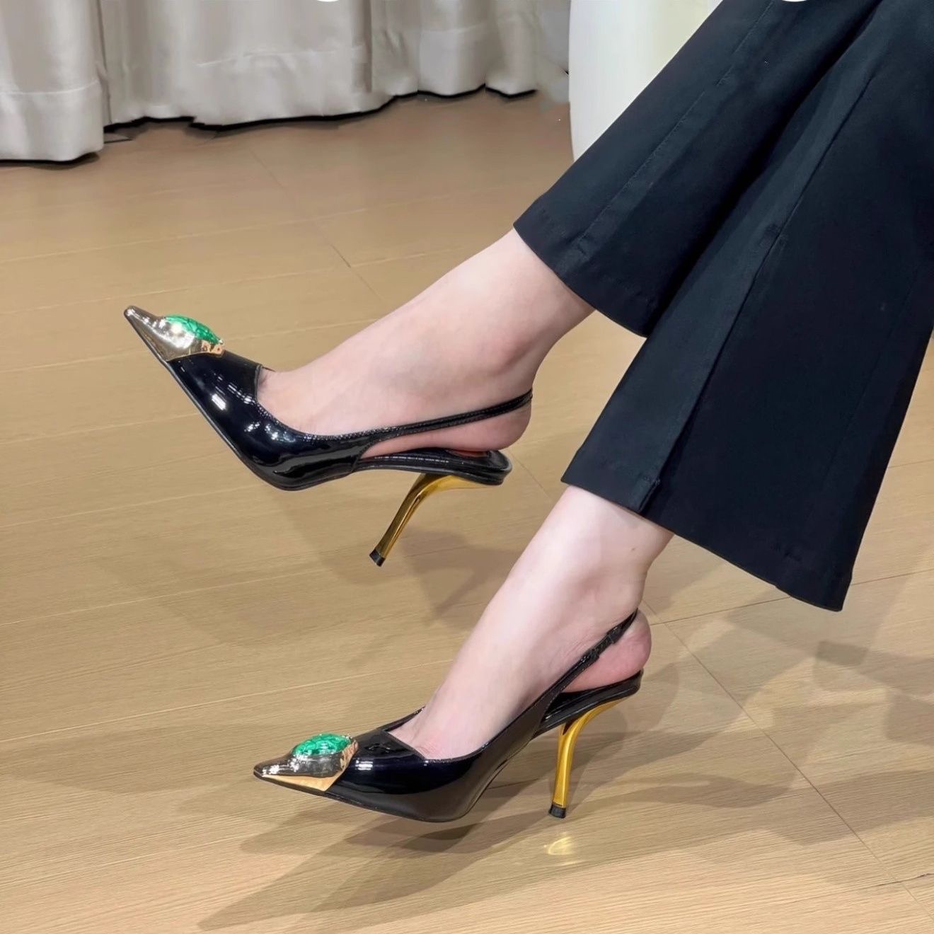 Street Fashion Shoes - Verashy Street Style Design Intarsio Diamanti
