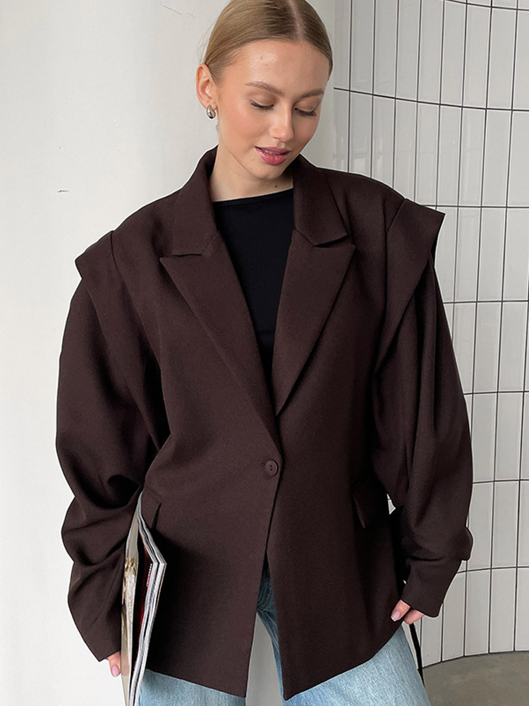 Giacche Blazer Marroni Retrò c - Street Fashion Winter 2025 recensione e prezzo