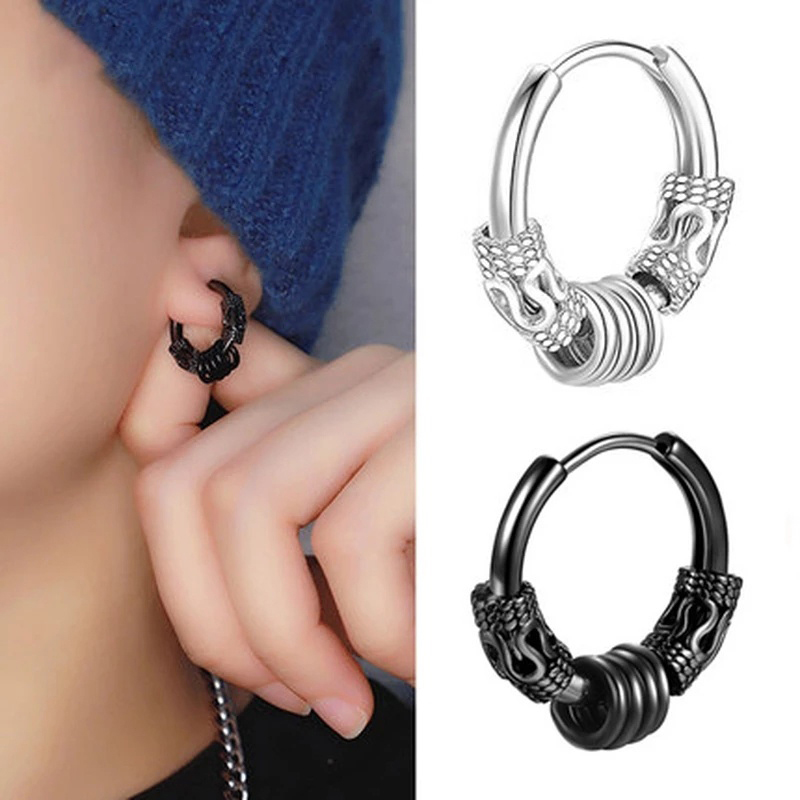1 paio di orecchini a cerchio  - Street Fashion Rings recensione e prezzo