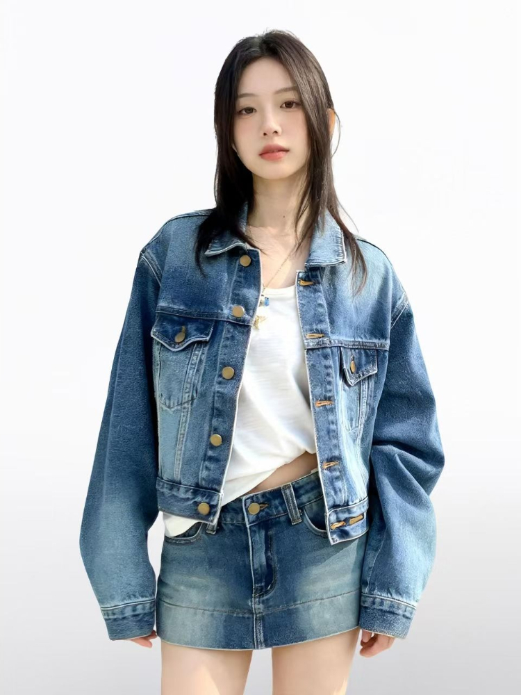 Completo Denim Vintage America - Street Fashion Korean recensione e prezzo
