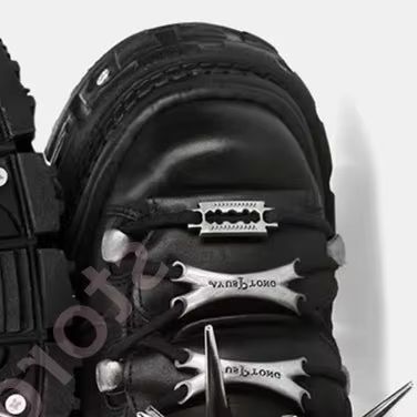 Nuove Sneakers Gotiche Nere Pu - Street Fashion Rings recensione e prezzo