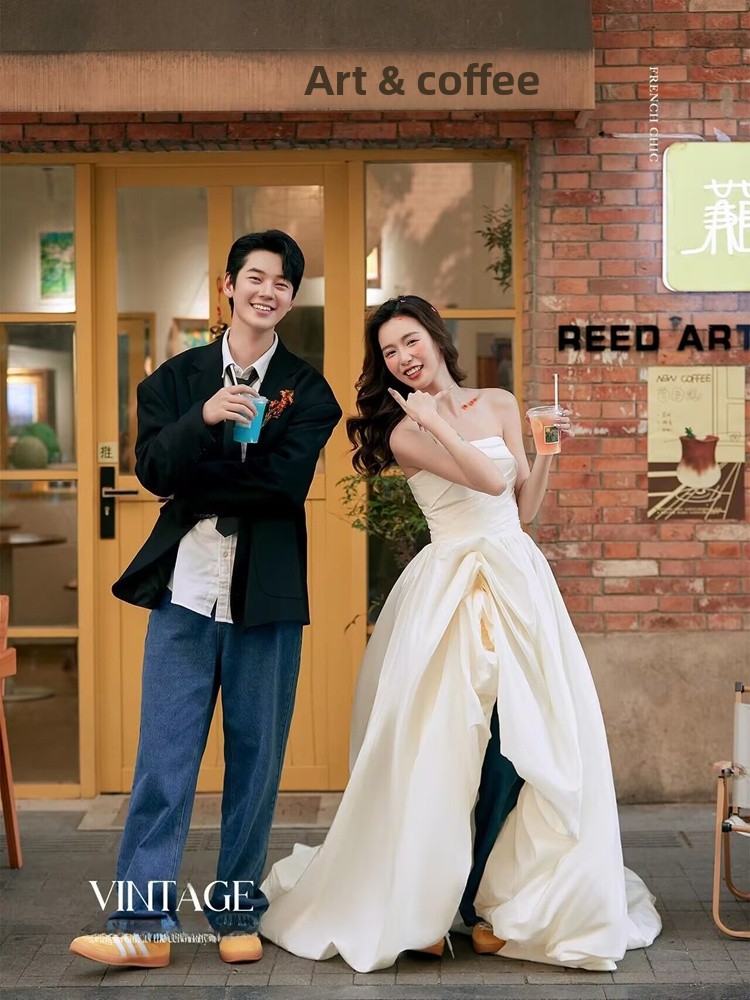 Abito da sposa in denim alla m - Street Fashion Korean recensione e prezzo
