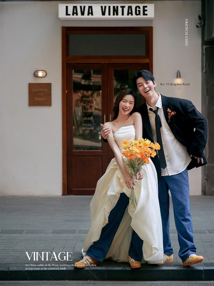 Abito da sposa in denim alla m - Street Fashion Korean recensione e prezzo