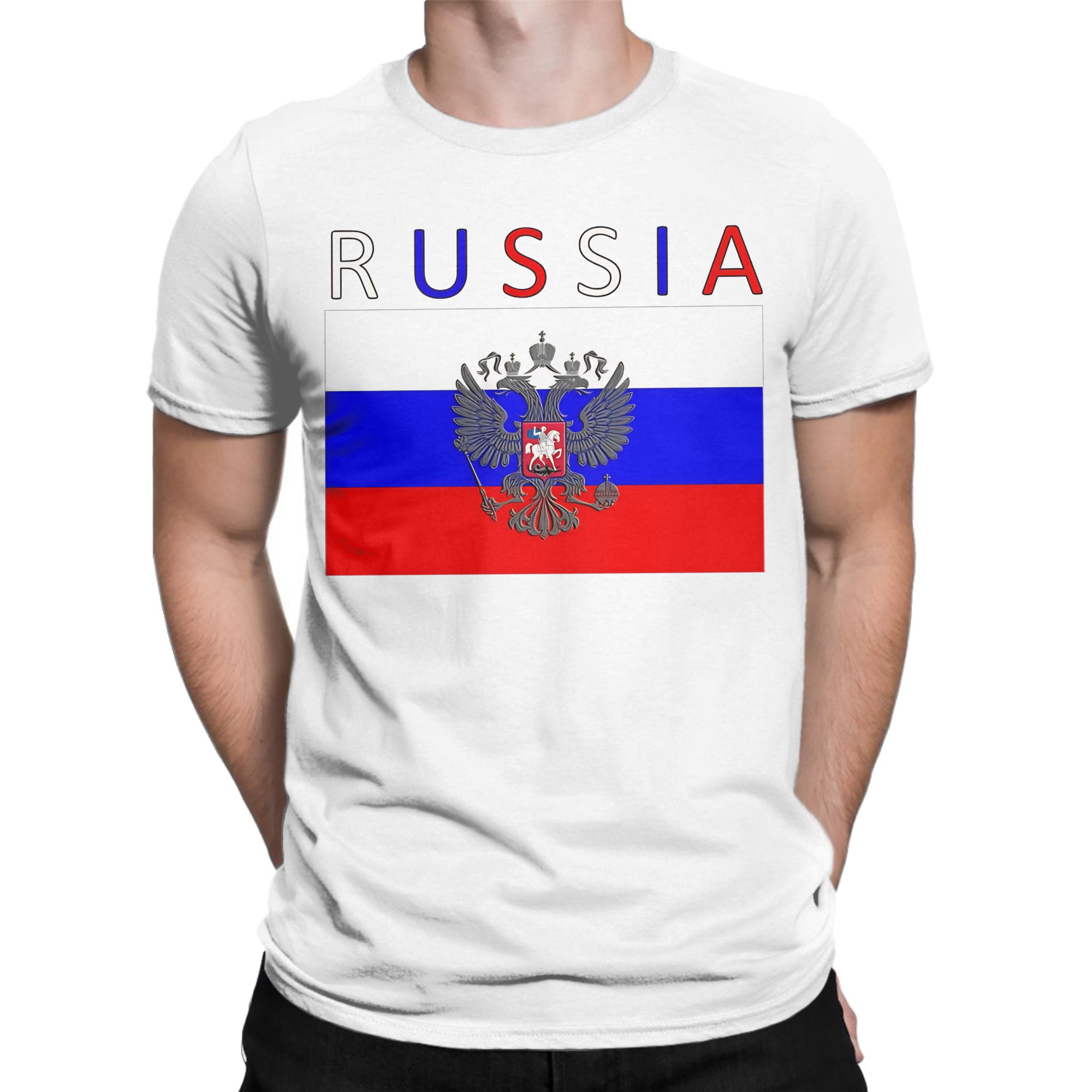 T-shirt con bandiera russa, T- - Street Fashion Russia recensione e prezzo