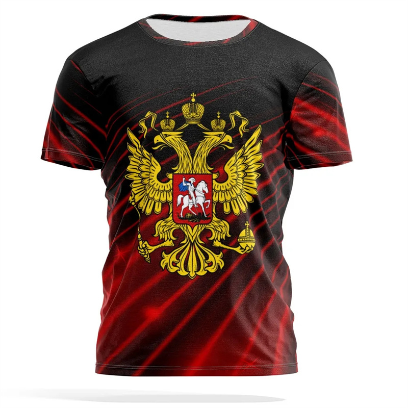 T-shirt con stampa emblema naz - Street Fashion Russia recensione e prezzo