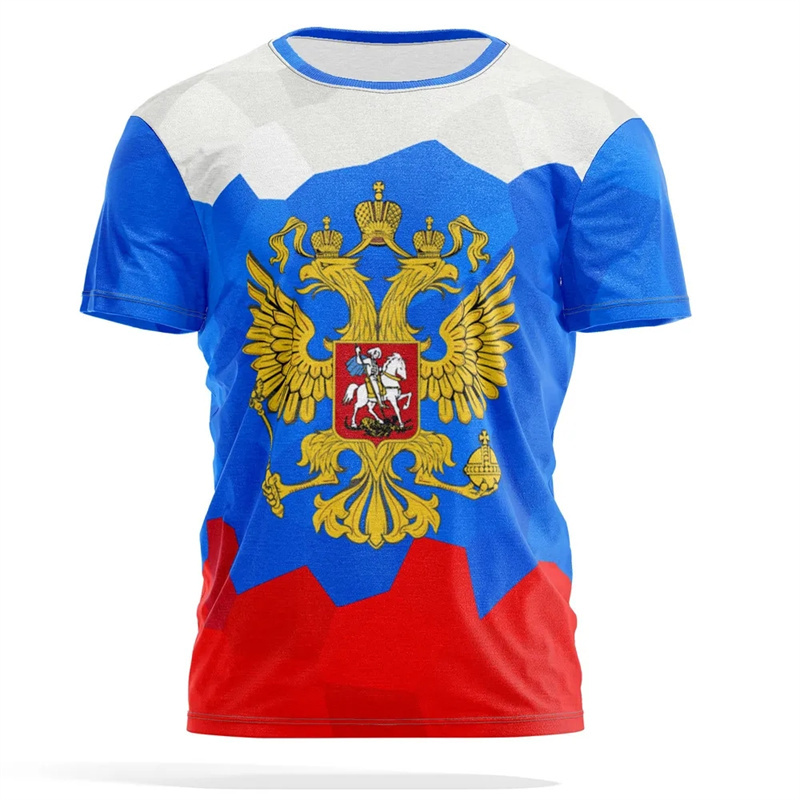 T-shirt con stampa dell'emblem - Street Fashion Russia recensione e prezzo