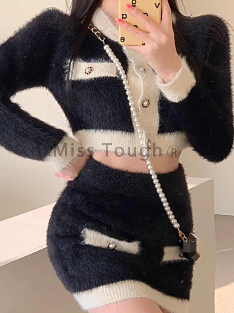 Inverno soffice maglia 2 pezzi - Street Fashion Korean recensione e prezzo