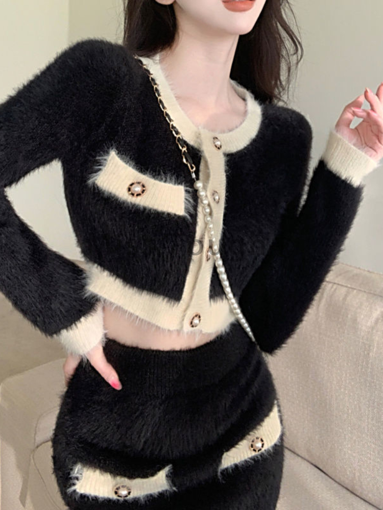 Inverno soffice maglia 2 pezzi - Street Fashion Korean recensione e prezzo